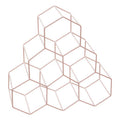 6 Bottle Pink Finish Wine Rack | Vertex
