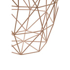 Pink Finish Storage Basket | Vertex