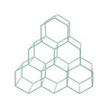 6 Bottles Green Finish Wine Rack | Vertex