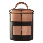 Charcoal and Copper Tea Canister | Prescott