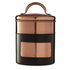 Charcoal and Copper Sugar Canister | Prescott
