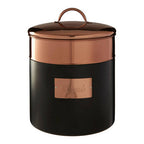 Charcoal and Copper Bread Bin | Prescott
