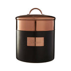 Charcoal and Copper Bread Bin | Prescott