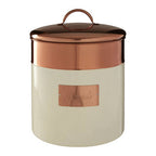 Cream and Copper Bread Bin | Prescott