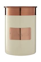 Cream and Copper Stainless Steel Utensil Holder | Prescott
