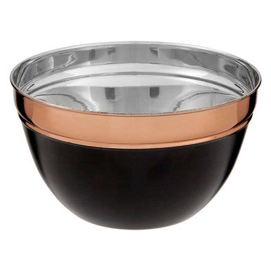Medium Black and Copper Mixing Bowl | Prescott