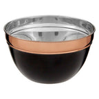 Medium Black and Copper Mixing Bowl | Prescott