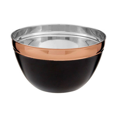 Large Black and Copper Mixing Bowl | Prescott
