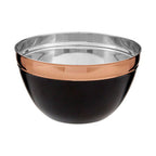 Large Black and Copper Mixing Bowl | Prescott