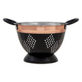 Medium Charcoal and Copper Colander | Prescott