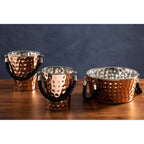 Large Copper Finish Party Bucket | Miressa