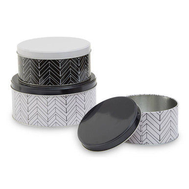 Set of Three Urban Storage Tins | Paice