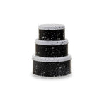 Set of Three Black and White Storage Tins | Paice