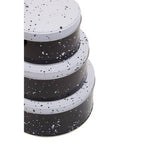 Set of Three Black and White Storage Tins | Paice