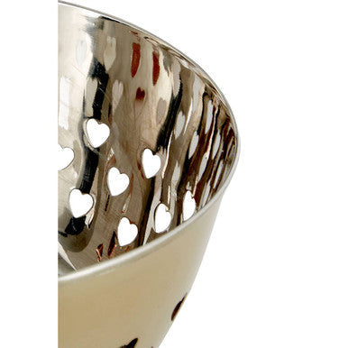 Hearts Design Gold Bowl | Hollis