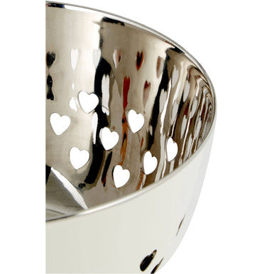 Hollis Hearts Design Ivory Bowl