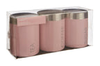 Light Pink Enamel Canisters | Liberty