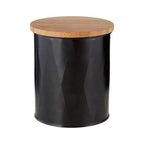 Black Small Storage Canister | Rhombus