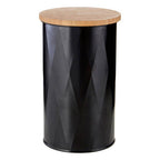 Black Medium Storage Canister | Rhombus