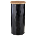 Black Large Storage Canister | Rhombus