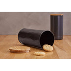 Black Large Storage Canister | Rhombus