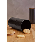 Black Large Storage Canister | Rhombus