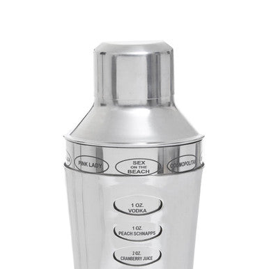 Recipe Silver Cocktail Shaker | Recipe Cocktail Shaker