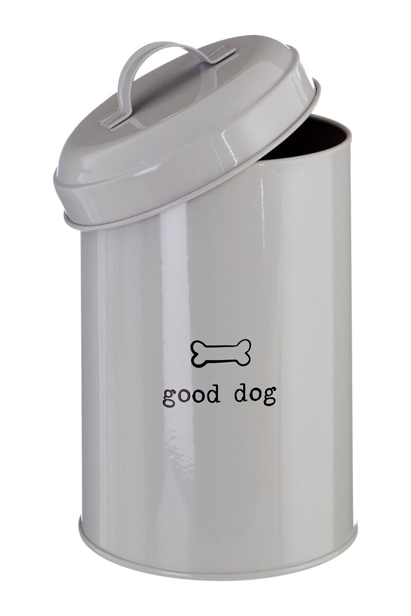 Grey Dog Food Storage Canister 1.2 Litre | Adore Pets