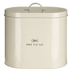 Cream Cat Food Storage Bin with Scoop 6.5 Litre | Adore Pets