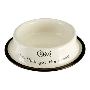 0.4Ltr Cat That Got The Cream Bowl | Adore Pets
