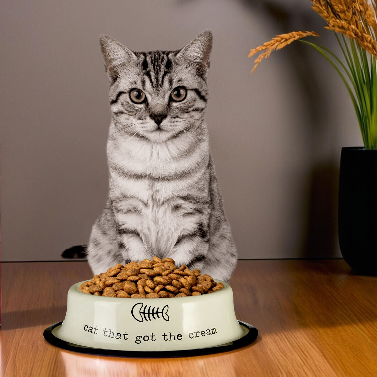 0.4Ltr Cat That Got The Cream Bowl | Adore Pets