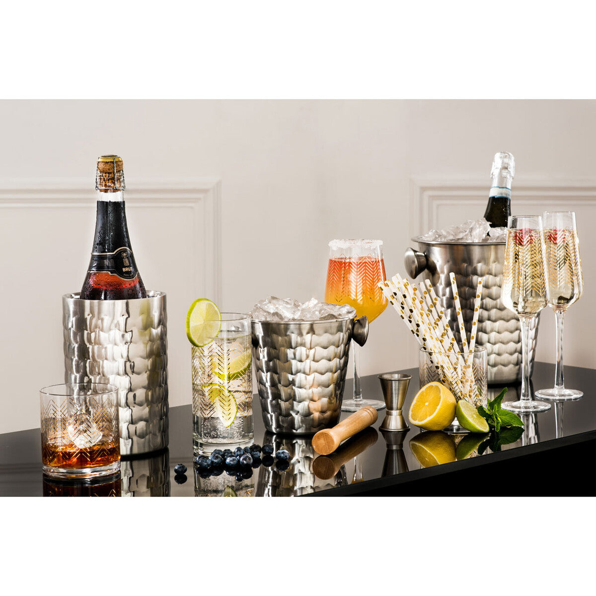 Wine Cooler with Stainless Steel Handles | Honey Bee