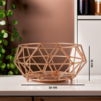 Copper Finish Fruit Basket | Vertex