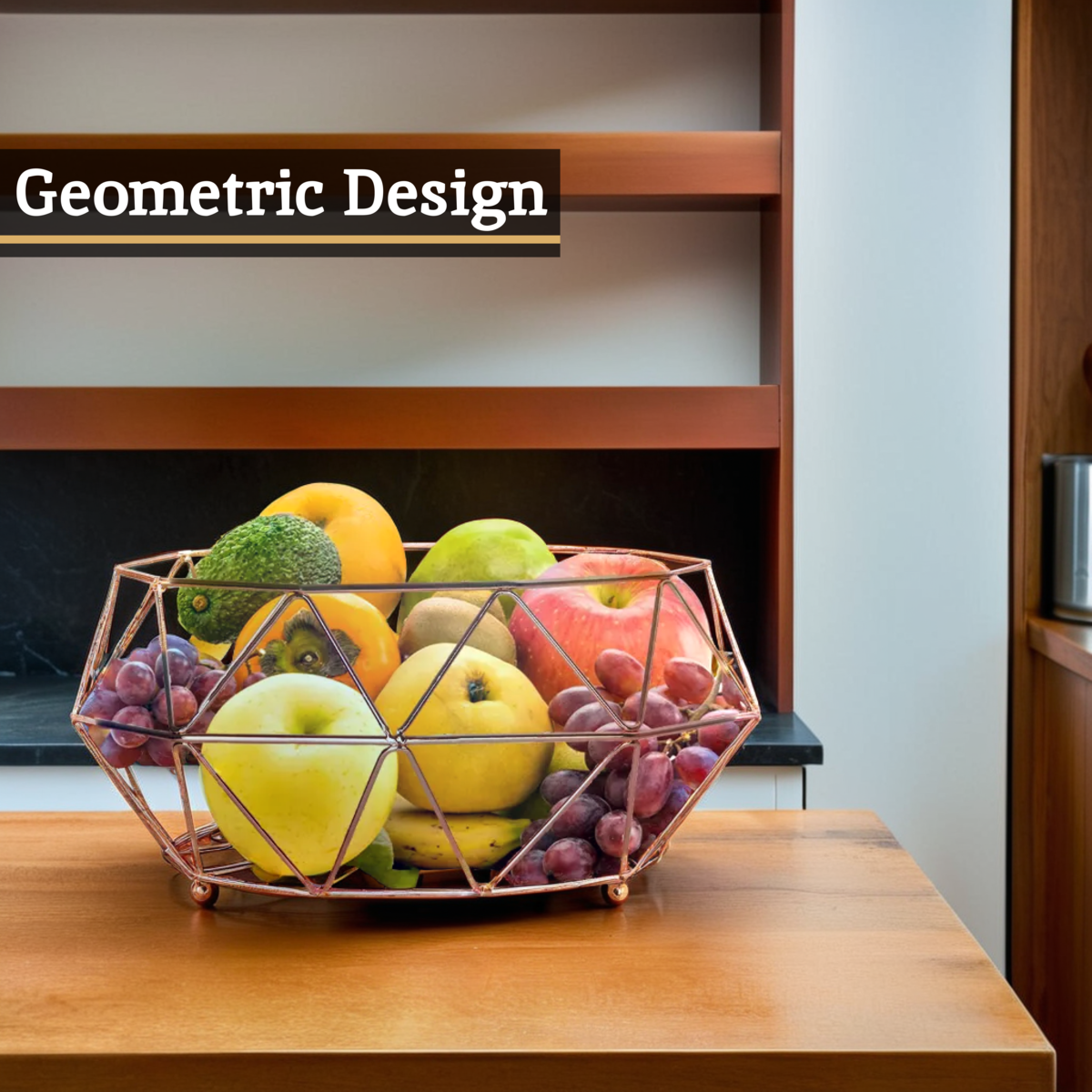 Copper Finish Fruit Basket | Vertex
