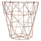 Copper Finish Storage Basket | Vertex