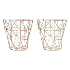 Copper Finish Storage Basket | Vertex