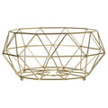 Gold Finish Fruit Basket | Vertex