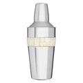 Silver Cocktail Shaker with Mother of Pearl Inlay | Mixology