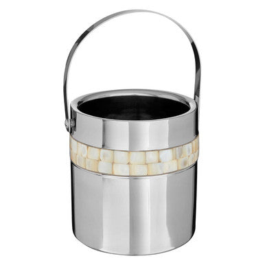 Mother of Pearl Inlay Design Ice Bucket | Mixology
