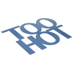 Blue Enamel Too Hot Metal Trivet | Alpha