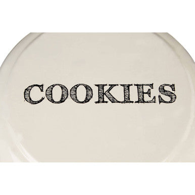 Cream Finish Round Biscuit Tin | Sketch