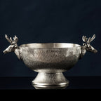 Nickel Finish Punch Bowl | Stag