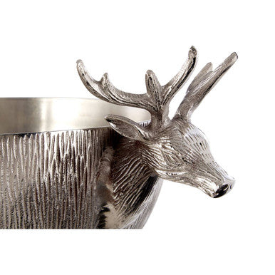 Nickel Finish Punch Bowl | Stag