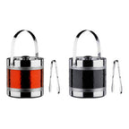 Red Ice Bucket with Tongs | Mixology