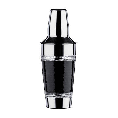 Hammered Black Band Cocktail Shaker | Mixology