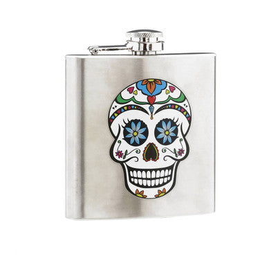 Skull Design Hip Flask | Auden