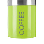 Lime Green Enamel Tea Coffee & Sugar Set