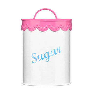 Sugar Canister | Pink Lace