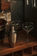 Stainless Steel Hammered Effect 500Ml Cocktail Shaker | Mixology