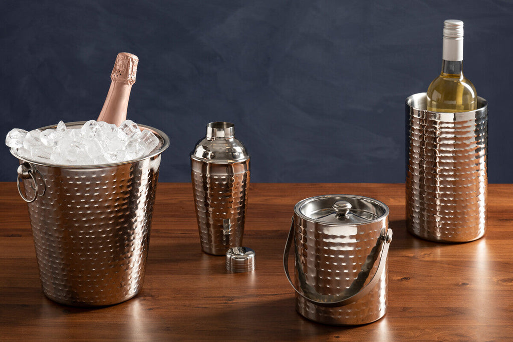 Stainless Steel Hammered Effect 500Ml Cocktail Shaker | Mixology